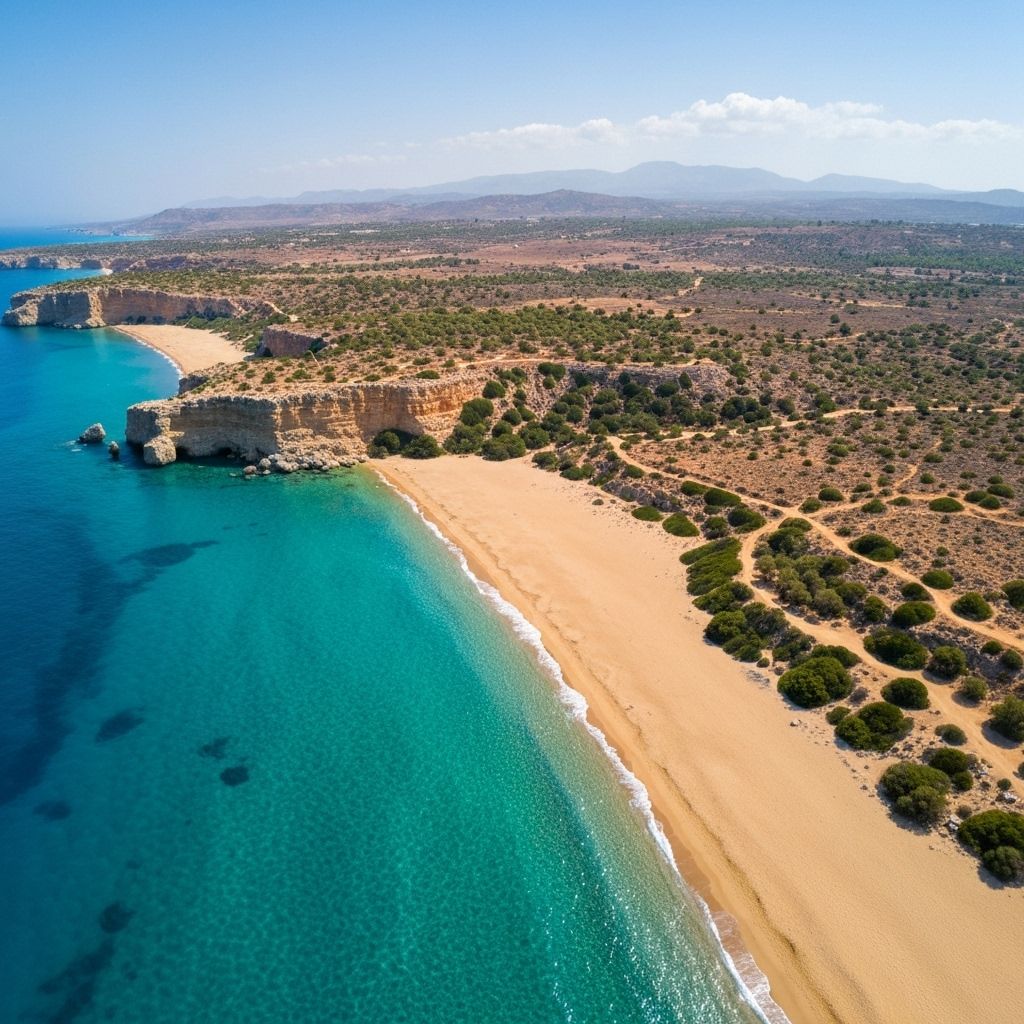 Karpaz Yarımadası — Kuş Bakışı